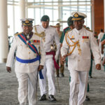 MILITARY WEEK MARKS 50 YEARS OF INDEPENDENCE WITH NAVAL FLEET REVIEW
